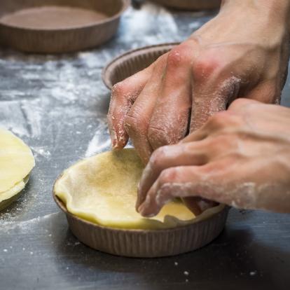 Quiche auslegen